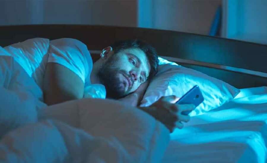 sleeping man